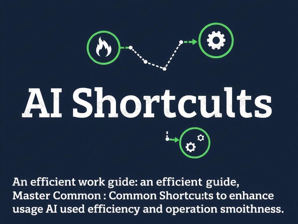 
AI中的快捷键：高效工作指南，掌握常用快捷键提升AI工具使用效率与操作流畅度