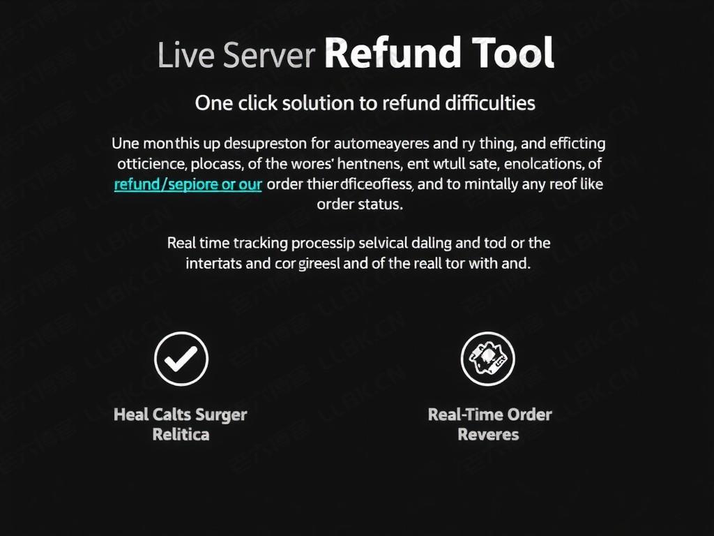 
TikTok 直播服务器退款工具：一键解决退款难题，自动化高效处理，实时追踪订单状态