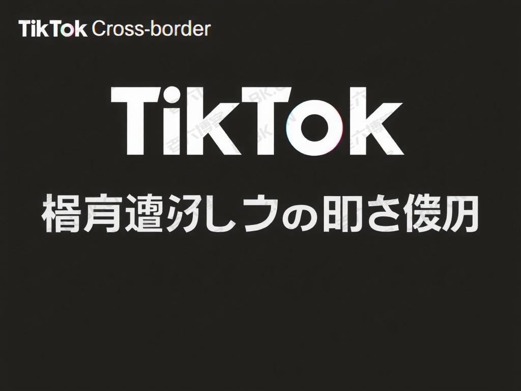 
TikTok 跨境专线课程：实战指南+零基础入门+变现秘籍