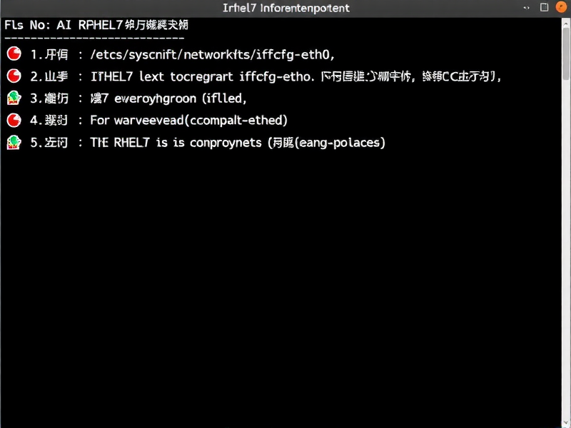 RHEL7平台中网卡配置文件名详解