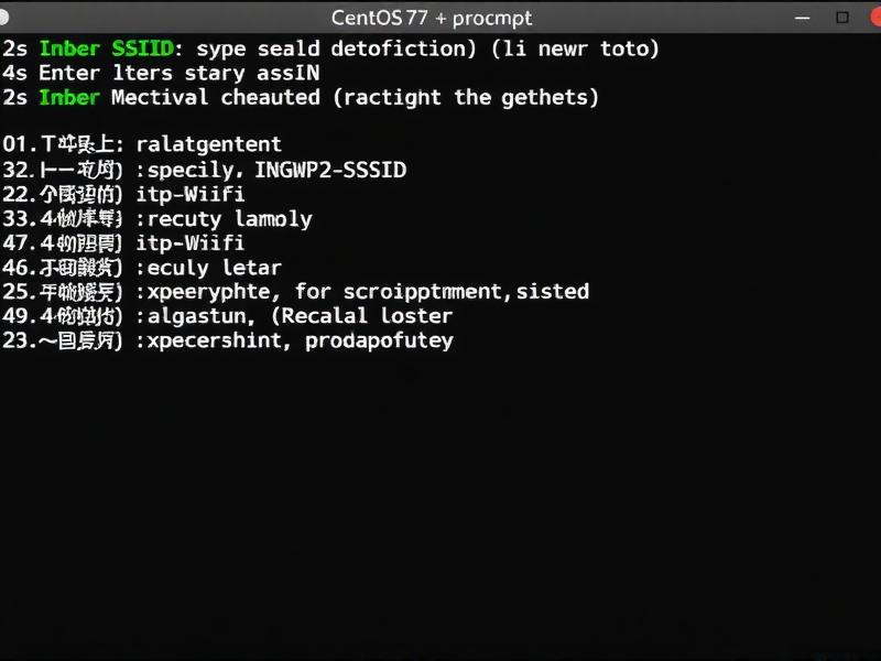 CentOS 7笔记本无线网络配置文件详解