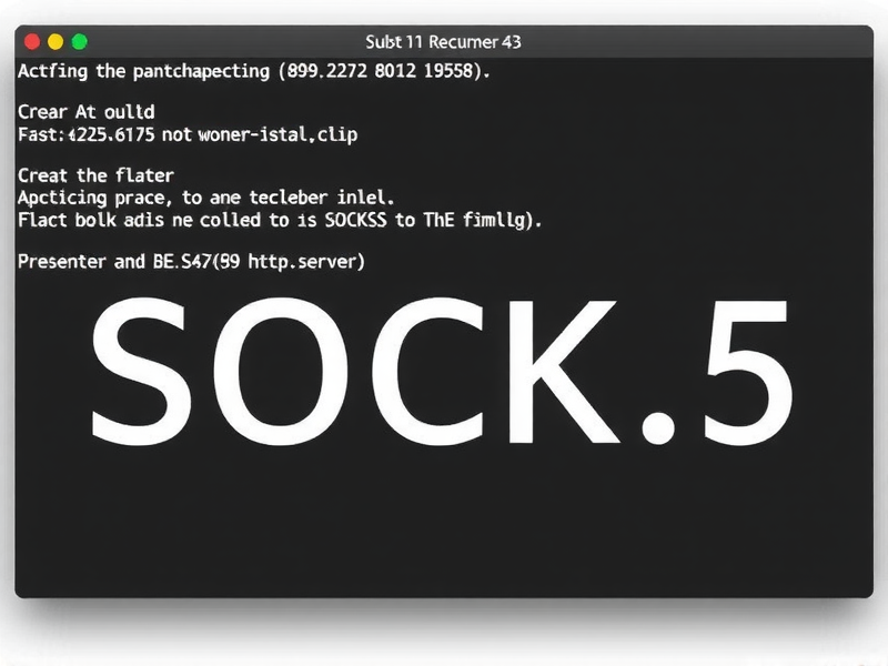Debian 系统下搭建与配置 SOCKS5 代理服务器详解