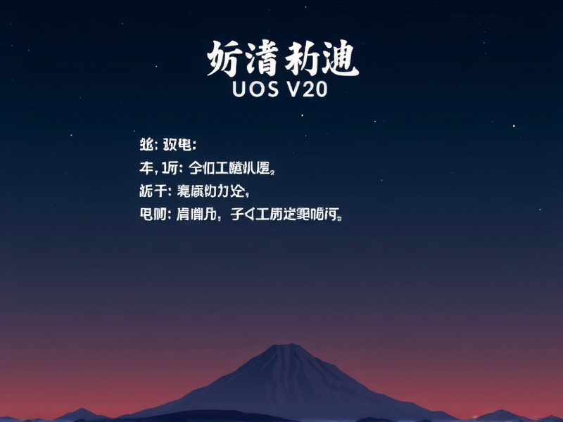 深度统一操作系统UOS V20官方专业版，为专业而生，赋能高效工作与创新