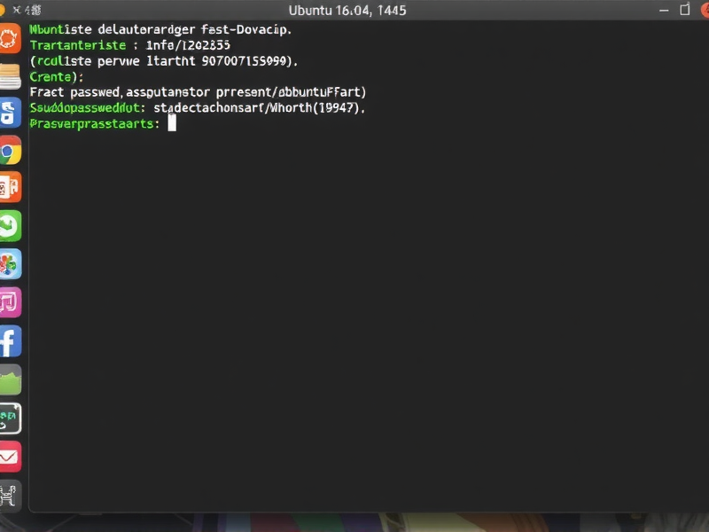 Ubuntu 16.04 修改 Root 密码的详细步骤指南