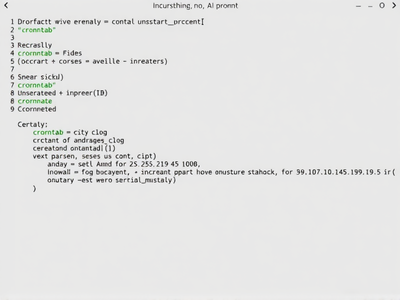 Linux定时任务设置，如何实现每两小时自动执行一次