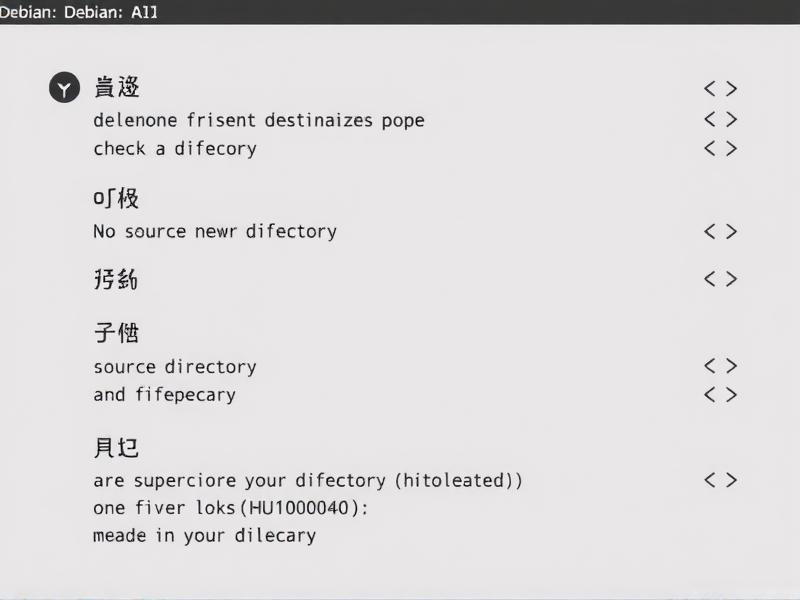 Debian系统下复制目录到另一个目录的实用指南