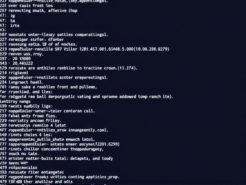 openEuler系统中查看IP地址的常用命令详解