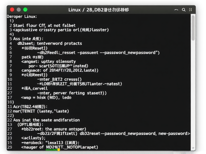 Linux环境下修改DB2数据库密码的详细指南