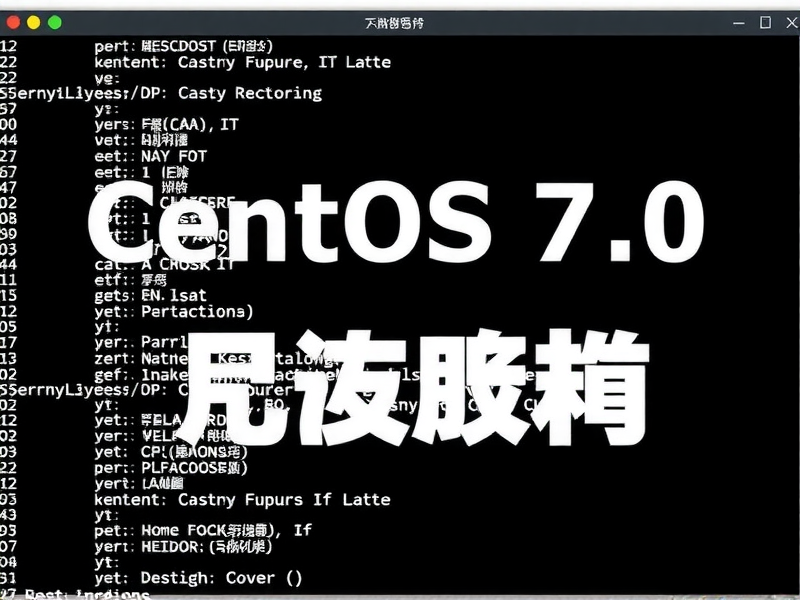 CentOS 7.0 登录界面闪烁无法登录问题排查与解决指南