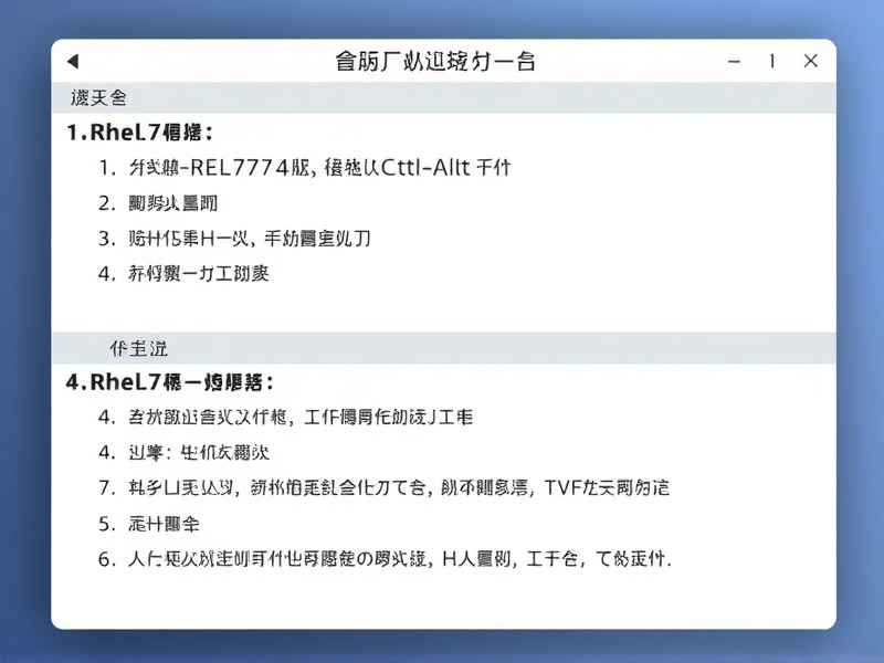 RHEL7系统如何打开新窗口？详细操作指南