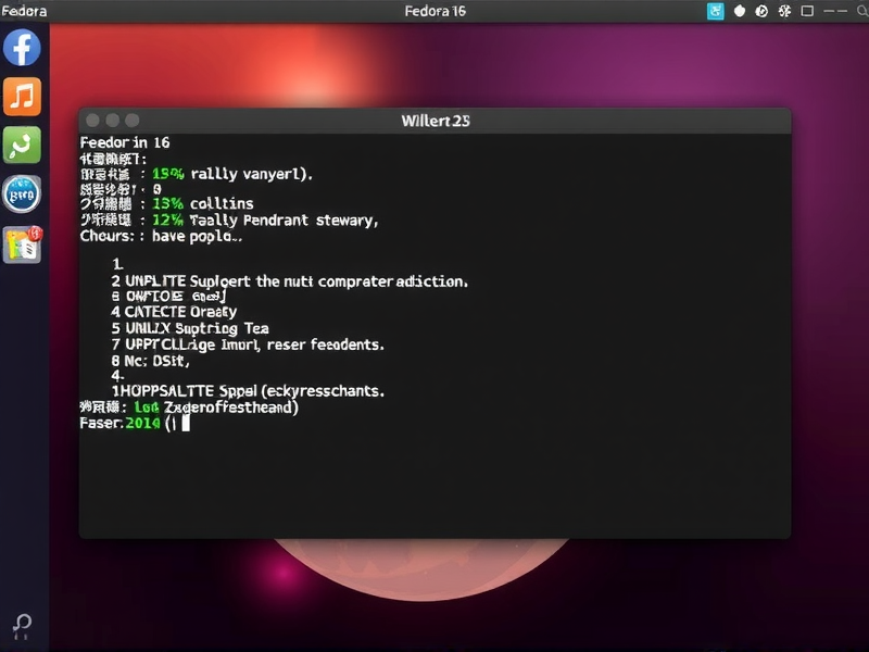 Fedora 16中文语言包安装与配置完全指南