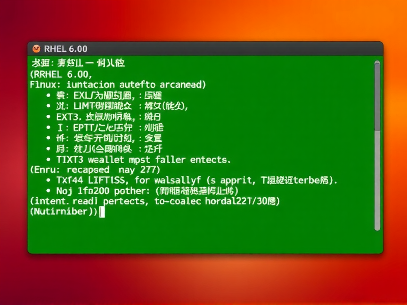 RHEL 6.0 支持的文件系统全解析