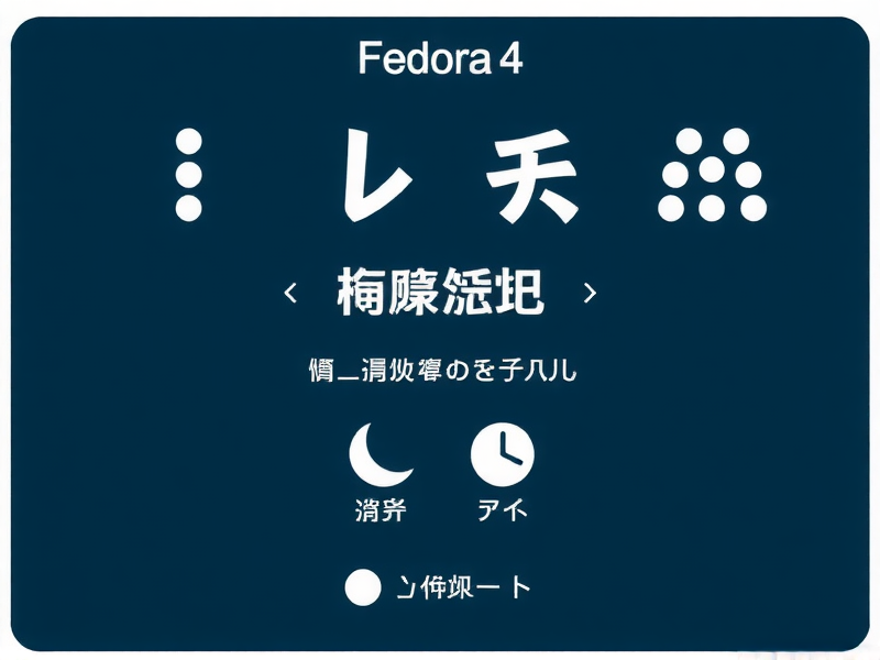 Fedora 4输入法图标消失？轻松解决看不到输入法的问题