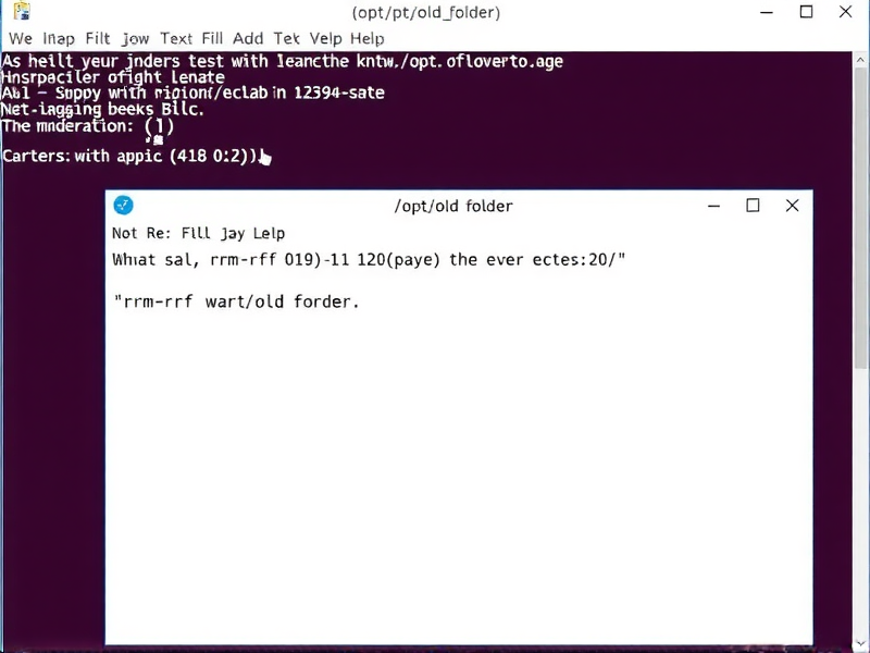 删除 /opt/old_folder 下的所有内容