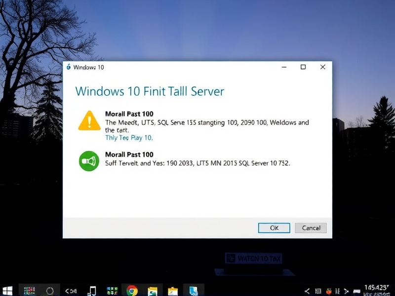 Win10家庭版能装SQL Server吗？安装指南与功能限制详解