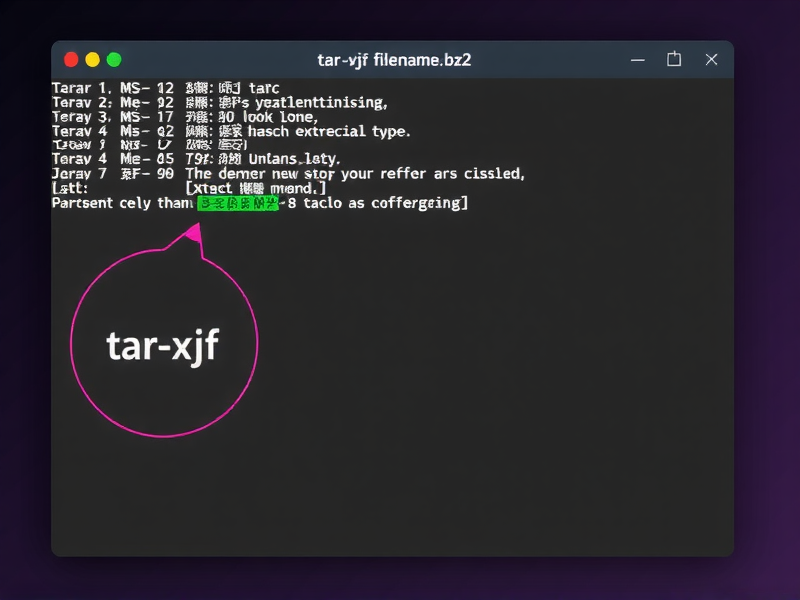 Linux如何解压bz2压缩文件，实用命令详解