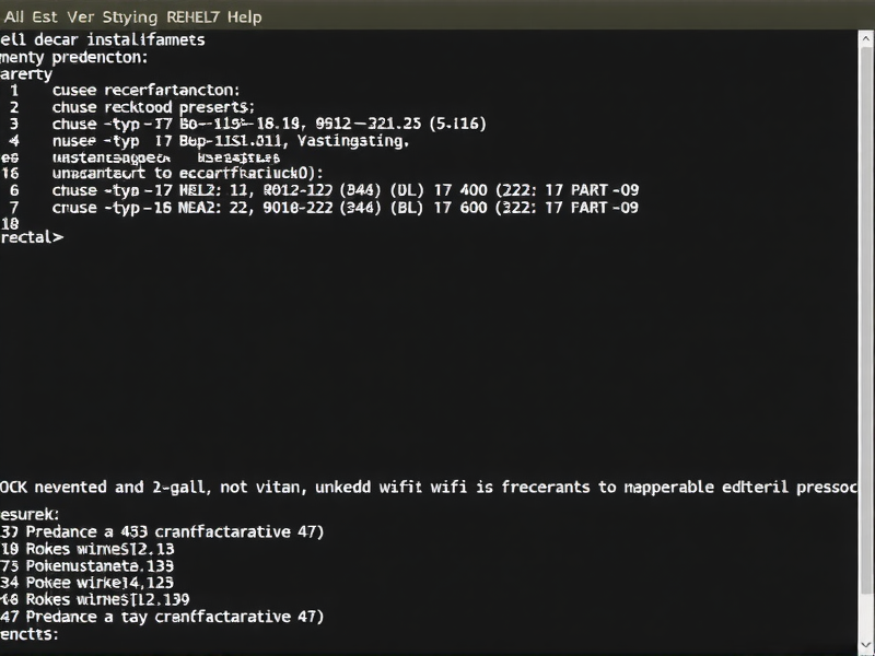 RHEL7 命令行连接无线网全攻略
