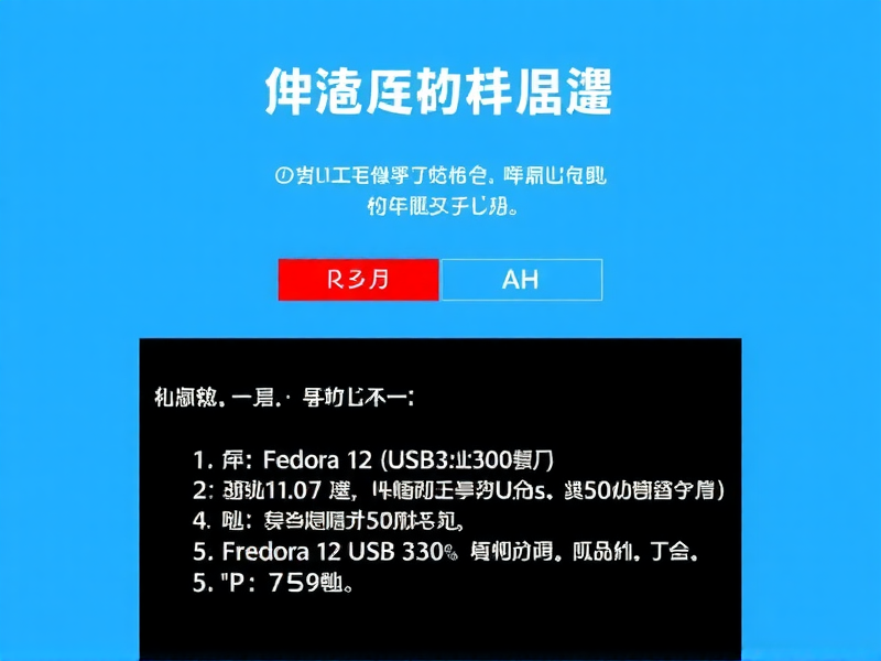 Fedora 12 支持 USB 3.0，深度解析与硬件兼容性指南