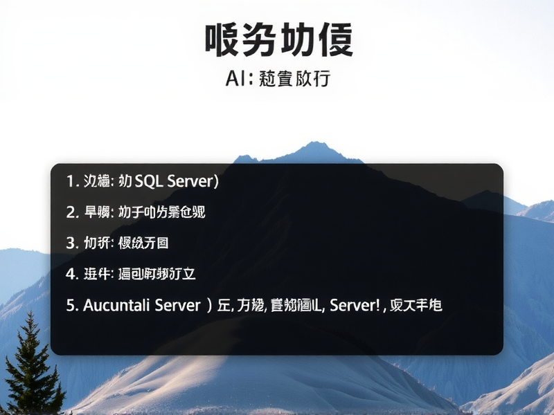 SQL Server 数据库合并全攻略,从备份恢复到数据迁移的实战指南