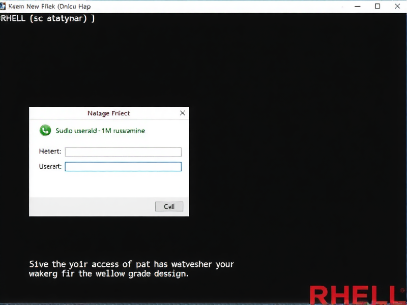RHEL操作系统如何建立新用户？从基础命令到高级配置的实操指南