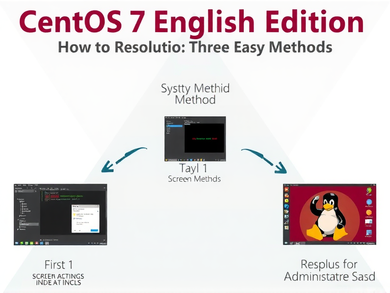 CentOS 7英文版怎么改分辨率？三种方法轻松解决
