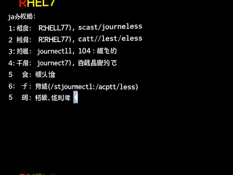RHEL7日志管理指南，快速定位日志文件位置与常用查看命令
